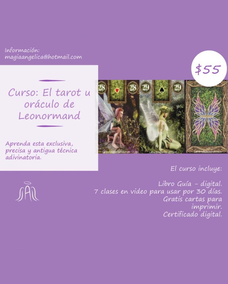 Que Es Y Como Aprender El Tarot U Oraculo De Lenormand Magia Angelica