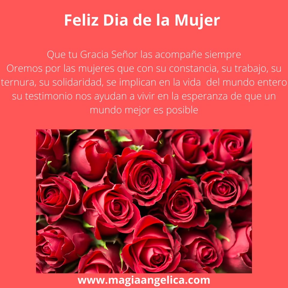 Feliz dia Internacional de la Mujer 8 de Marzo