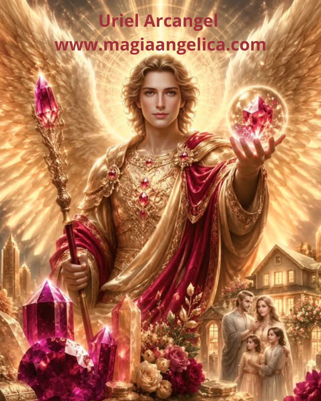 Oracion al Arcangel Uriel del Rayo Oro Rui para la Humanidad y el Planeta tierra