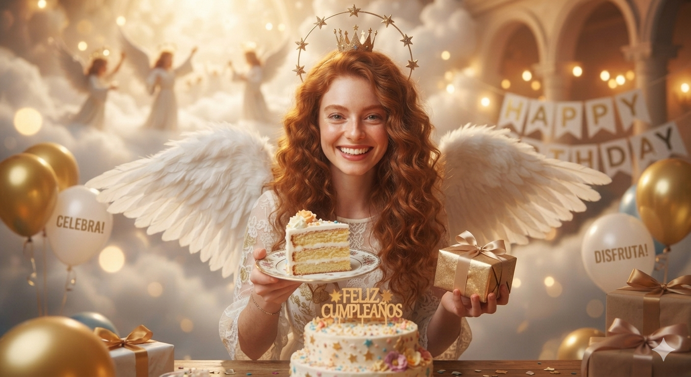 Agradeciendo en el cumpleaños