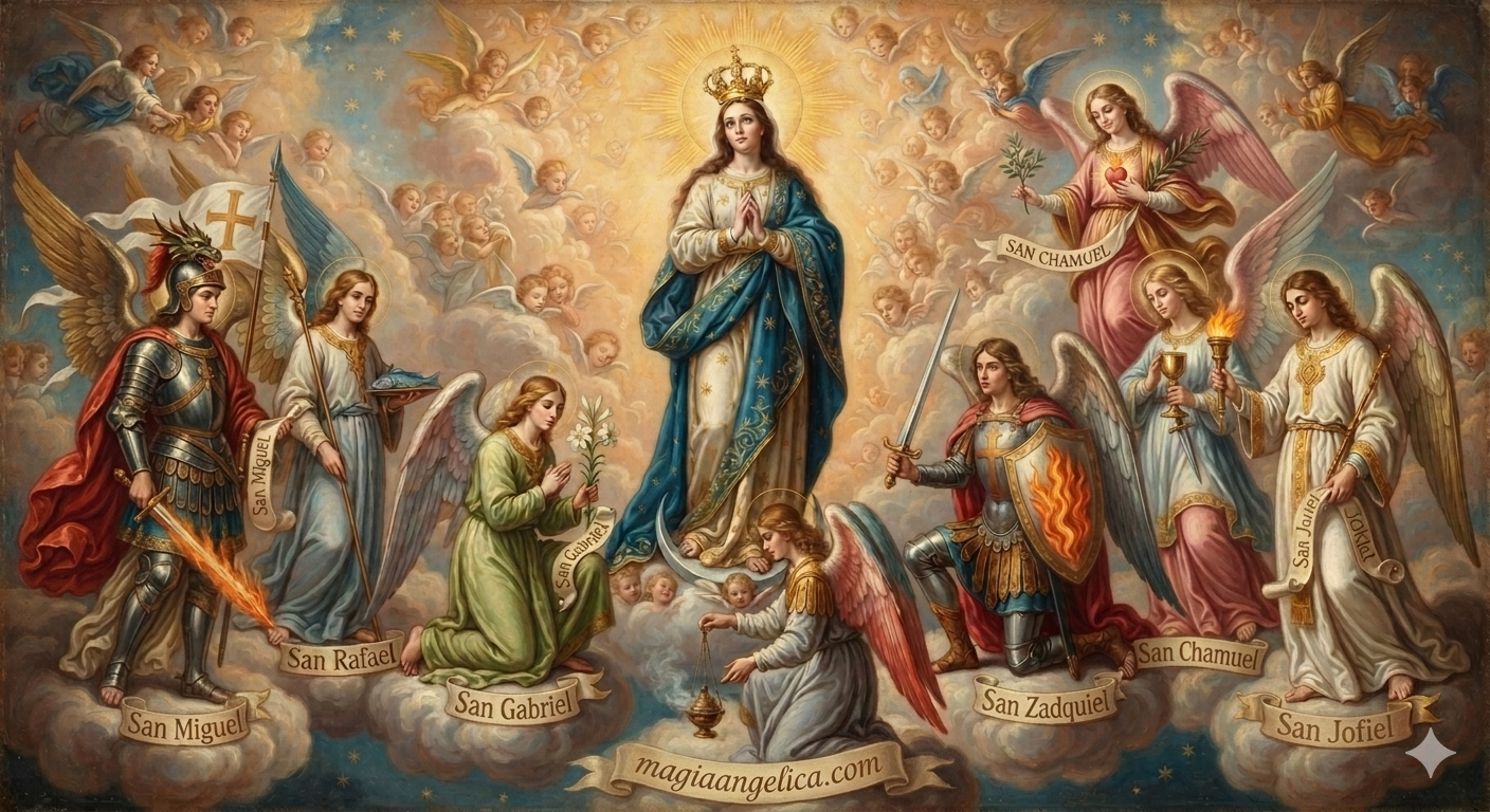 Novena a Nuestra Señora de los Angeles y los 7 Arcangeles.