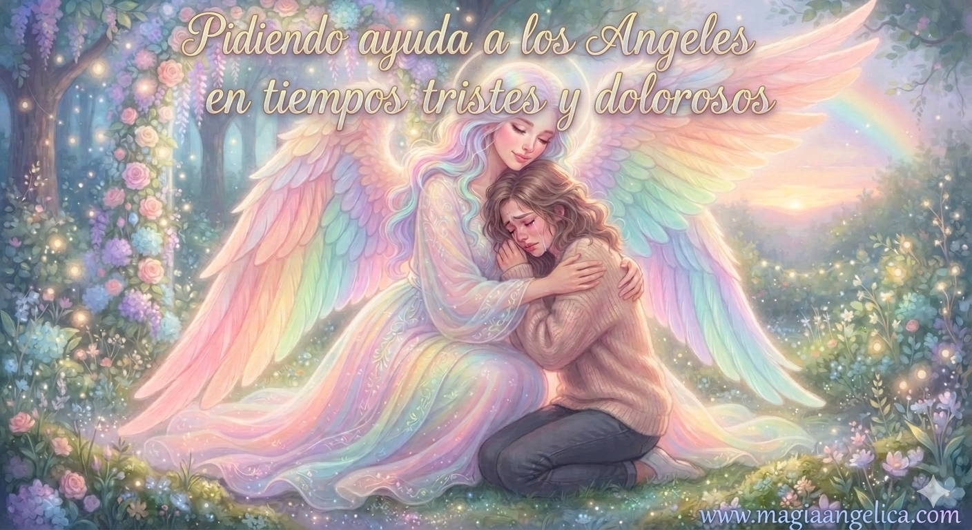 Pidiendo ayuda a los Angeles en tiempos tristes y dolorosos